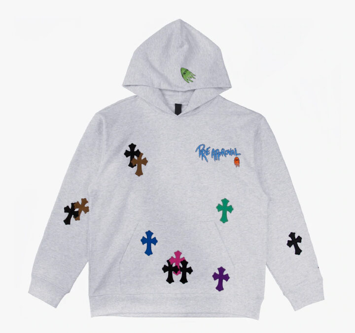 Chrome Hearts x Matty Boy Cross Patch Hoodie