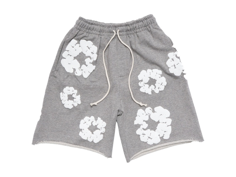 Denim Tears The Cotton Wreath Shorts Grey